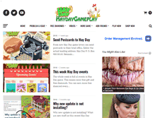 Tablet Screenshot of haydaygameplay.com